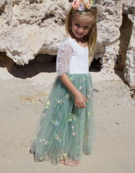 Tinkerbell ~ Party Or Flower Girl Dress, 2 of 7