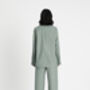 Dusty Green Plain Tencel Unisex Loungewear Set, thumbnail 2 of 5