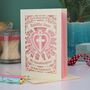 Personalised Papercut First Holy Communion Card My/Our Granddaughter, thumbnail 2 of 6