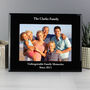 Black Glass Landscape Photo Frame 5x7, thumbnail 4 of 7