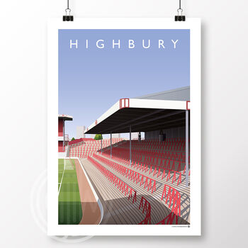 Arsenal Fc Highbury North Bank Terrace Poster, 2 of 6