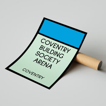 Cbs Arena Monopoly Coventry City Football Print, 2 of 2