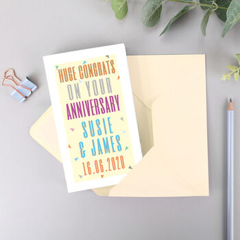 Congratulations Fold Out Banner Card By Coulson Macleod ...