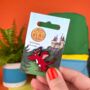 Zog Red Dragon Enamel Pin Badge, thumbnail 1 of 2