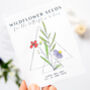 10 Geometric Wildflower Seed Packet Favours, thumbnail 3 of 7