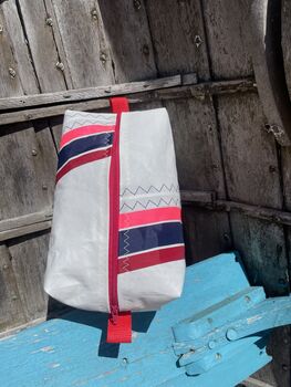 Large Recycled Sailcloth Wash Bag, 3 of 6