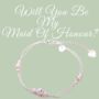 Silver Bracelet For Maid Of Honour Proposal, thumbnail 1 of 3