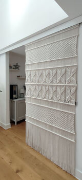 Large Natural Macrame Wall Hanging 'Sephina', 3 of 8