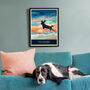 Seaside Spaniel Print. Limited Edition Dog Lover’s Gift, thumbnail 2 of 12