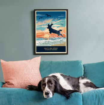Seaside Spaniel Print. Limited Edition Dog Lover’s Gift, 2 of 12