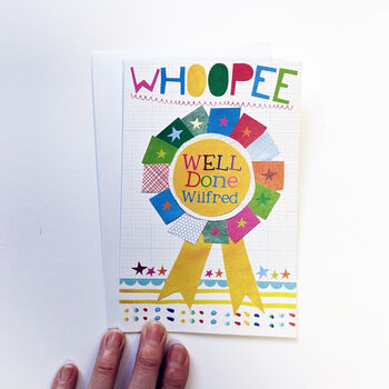 Personalised Well Done Congratulations Card, 2 of 2