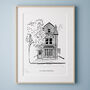 Personalised Framed Line Drawing Of A House, thumbnail 2 of 2