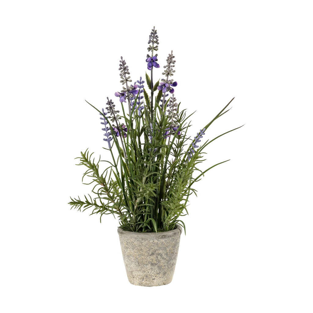 Faux Potted Lavender By Ella James | notonthehighstreet.com