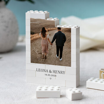 Personalised Romantic Style Block Keepsake Gift, 6 of 10