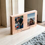 Personalised Photo Block With Two Photos Anniversary Gift, thumbnail 5 of 5
