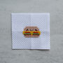 Kawaii Burger Mini Cross Stitch Kit, thumbnail 8 of 8