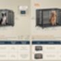 Pet Cage Heavy Duty Crate With Wheels, thumbnail 2 of 5