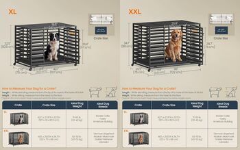 Pet Cage Heavy Duty Crate With Wheels, 2 of 5