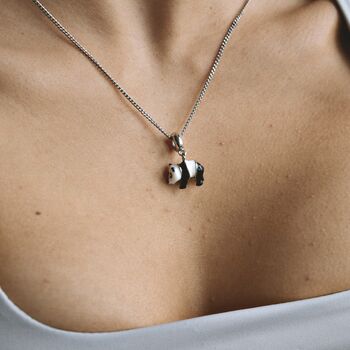 Panda Charm Necklace Gift 925 Silver, 5 of 5