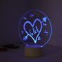 Personalised Couples Love Personalised LED Light, thumbnail 5 of 6