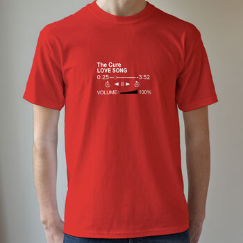 Personalised Favourite Song Download T Shirt, 6 of 7