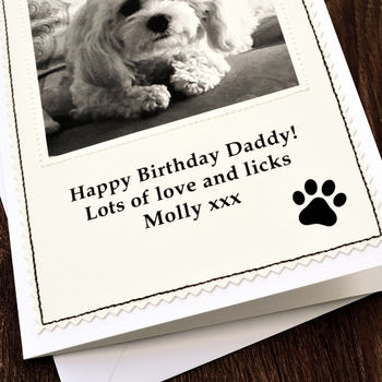 Photo Birthday Card From Your Dog, 2 of 2
