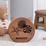 Personalised Sea Themed Kids Wooden Stool, thumbnail 1 of 2
