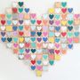 'Heart Of Hearts', Reclaimed Wood Mosaic, thumbnail 4 of 5