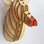 Wooden Christmas Stag Head / Rudolph, thumbnail 4 of 7