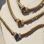 Jasmine Gemstone Necklace, thumbnail 6 of 9