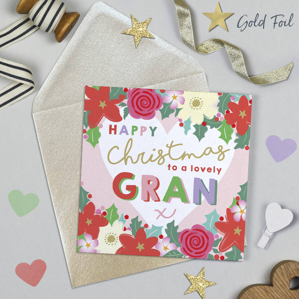Celebration Christmas Gran Card