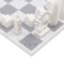 Skyline Chess Set On Black Marble Board, thumbnail 7 of 8
