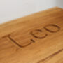 Children's Engraved Oak Kitchen Stepstool, thumbnail 10 of 12