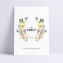 Personalised Floral Family Tree Print, thumbnail 2 of 9
