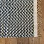 Eco Cotton Rug With Zig Zag Weave In Various Colours, thumbnail 3 of 6