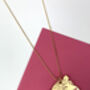 Fierce Leopard Necklace Gold Plated Snake Chain, thumbnail 1 of 2