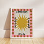 Every Day Is A Fresh Start Sun Typography Print, thumbnail 6 of 8