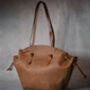 Personalised Large Leather Tote Handbag Gift For Her, thumbnail 2 of 12