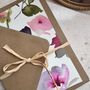 Original Hand Painted Watercolour Floral Card Set Of Three, thumbnail 1 of 5