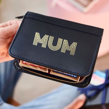 Mum Leather Playing Card Holder With Cards, 2 of 5