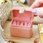 Personalised Colourful Birth Flower Mini Ring Box, thumbnail 7 of 12