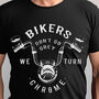 Funny Motorbike T Shirt 40 50 60 Birthday Gift For Him, thumbnail 1 of 2