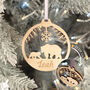 Glitter Polar Bear 3D Christmas Tree Decoration Bauble, thumbnail 1 of 6