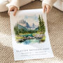 Glacier National Park Montana Travel Print, thumbnail 3 of 7