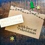 With Love At Christmas Rubber Stamp, thumbnail 1 of 2
