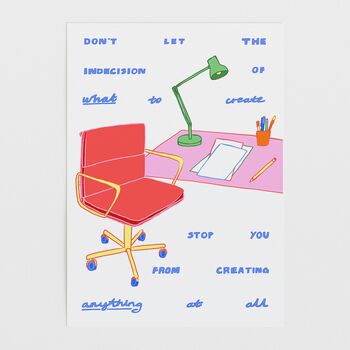 Eames Chair, Motivational Art Print, 2 of 5