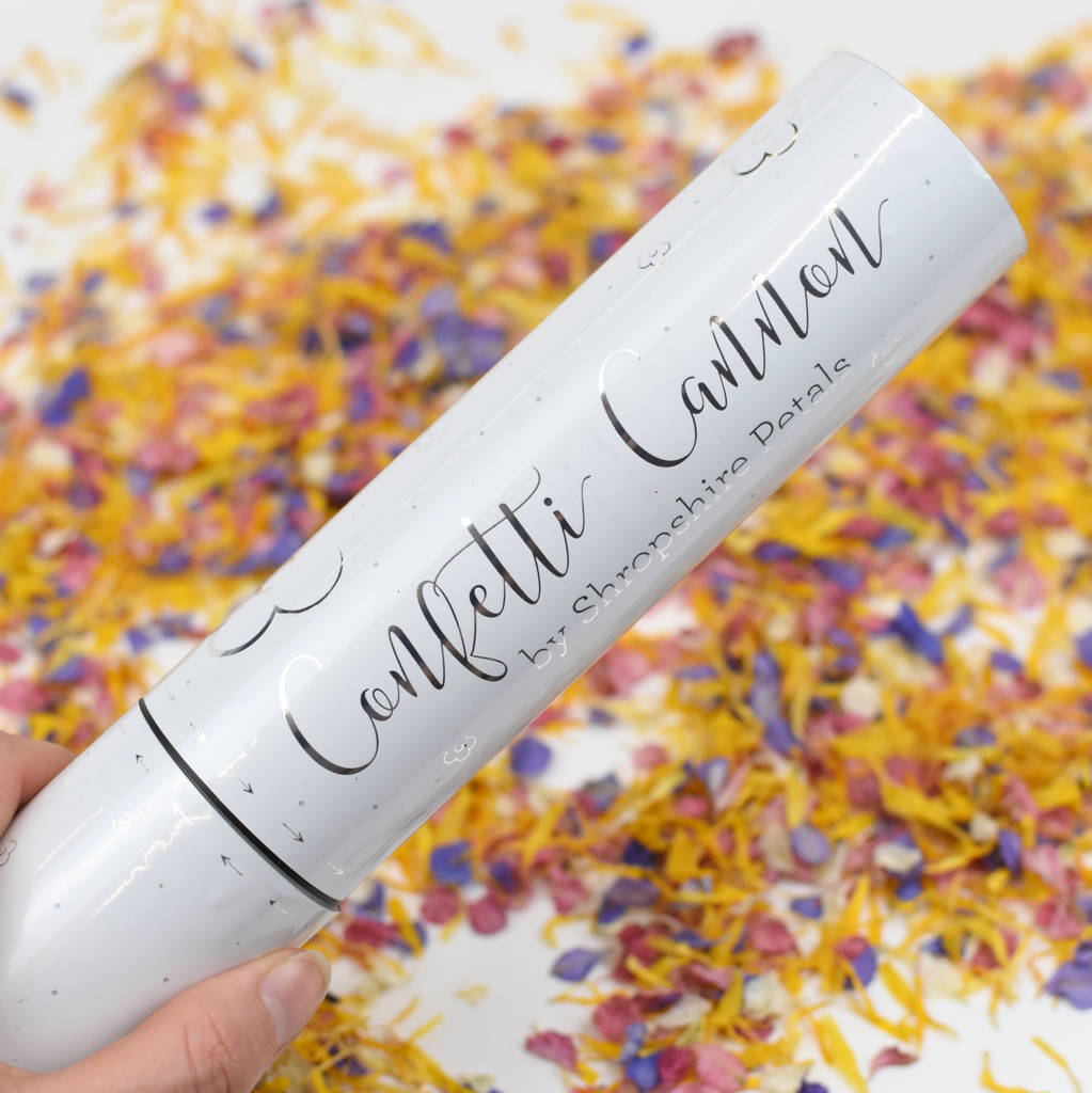Medium Confetti Cannons Pack Of Two By Shropshire Petals