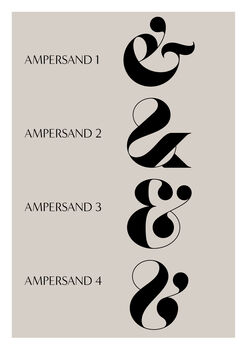 Personalised Initials Typography Print, 3 of 8