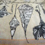 Aurelia | Butterfly, Moth And Cocoon Square Silk Scarf, thumbnail 3 of 4