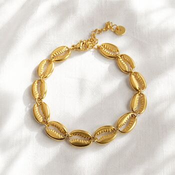 Waterproof Cowrie Shell Anklet, 2 of 5
